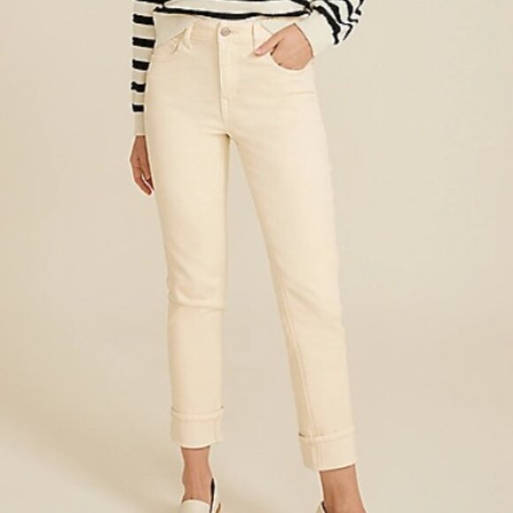 Maurices High Rise Cuffed Hem Straight Ankle Jean - 14 - Picture 3 of 8